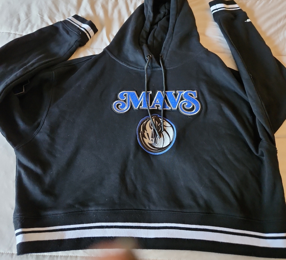 NBA Dallas MAVERICKS Black and Blue Mavs Hoodie